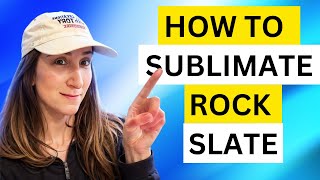 How To Sublimate On A Blank Rock Slate [upl. by Pratte780]