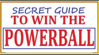 How to win The Powerball Jackpot Lottery Guide [upl. by Sheaff504]