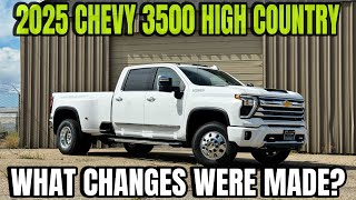 2025 Chevy Silverado 3500 High Country Are These Changes Justified [upl. by Kermie]