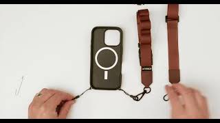 2 in 1 Crossbody Strap Installation  Phone Lanyard [upl. by Audri]