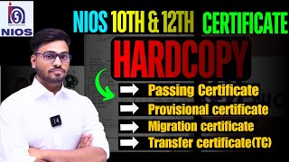 how to get hardcopy of nios marksheet  digi locker  original passing marksheet 10th amp 12th [upl. by Allerie]