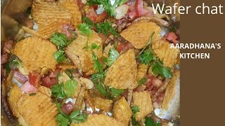 Masala wafer chatpati r chat farali chat AARADHANAS KITCHEN quick recipe Have you tried this chat [upl. by Nivart103]