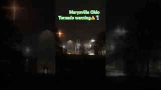 Marysville Ohio Tornado warning early morning [upl. by Gilbert]