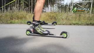 SkirollerRollski NORDICX Premiumline Skate made in Germany [upl. by Areid]