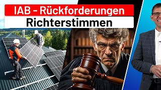 Photovoltaik  Finanzgerichte amp Richterstimmen zur Rückgängigmachung von Investitionsabzugsbeträgen [upl. by Harriot]