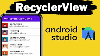 RecyclerView Android Studio Tutorial  2024 [upl. by Johna]