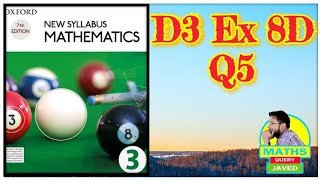 Q5  Ex8D  D3  NSM  Further Trigonometry  Olevels Mathematics  In Urdu Hindi [upl. by Malinda123]