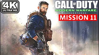 Call of Duty Modern Warfare Remastered Mission 11 Full Gameplay Walkthrough 4K60 codmw cod [upl. by Tima]