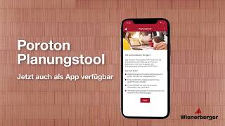 Poroton Planungstool als App von Wienerberger [upl. by Magner]