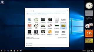 How To InstallEnable Gadgets On Windows 10 [upl. by Akienom]