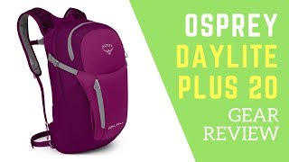 Gear Review  Osprey Daylite Plus 20  Long White Gypsy [upl. by Shulem951]