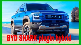 2024 BYD SHARK Plugin Hybrid  The Most FuelEfficient Pickup Truck  byd shark [upl. by Steinway72]