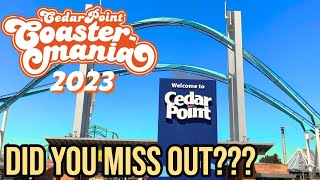 Cedar Point COASTERMANIA 2023 Was A MASSIVE Success [upl. by Chauncey]