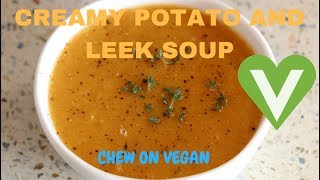 CREAMY POTATO AND LEEK SOUP [upl. by Tedi]