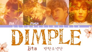 BTS “Dimple” Colour Coded Lyrics Romanized [upl. by Couchman]