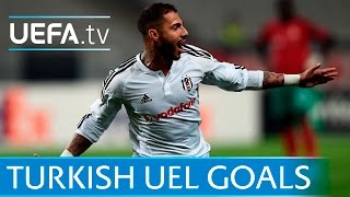 Fenerbahçe Beşiktaş Osmanlıspor Six stunning Turkish strikes [upl. by Bonucci]