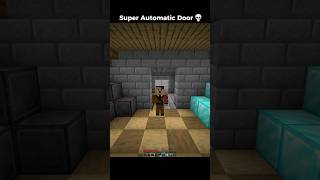 Minecraft Super Automatic Door 💀 shorts minecraft minecraftmemes [upl. by Dinse]