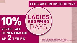 Ladies Shopping Days bei INTERSPORT Voswinkel [upl. by Ardnahsal]