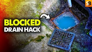 DIY Fix For a Blocked Drain or Gully Outside [upl. by Ahsikyt]