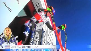 Mikaela Shiffrin  WINNER 91  Downhill  StMoritz  2023 [upl. by Einiffit]