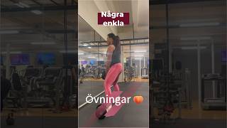 Några enkla övningar du kan göra med hantlar på gymmet eller hemma🍑 fitness hemmaträning glutes [upl. by Jemena]