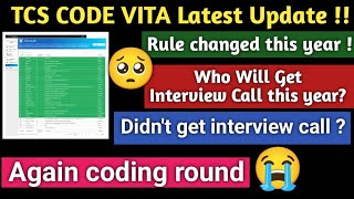 TCS Codevita update 😱Again coding roundNo direct interview call 🤔 tcscodevita tcs [upl. by Maitland695]