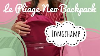 Longchamp Le Pliage Neo Backpack  UNBOXING [upl. by Vinaya]