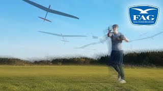 Wurfgleiter F3K Glider DLG HLG SAL  Abwurf  Start Flug Technik Stunts amp Spaß [upl. by Aihtenak]