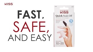 Prepare For Clean Nails With The Kiss Quick SoakOff [upl. by Dionis91]