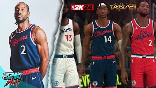 LA Clippers Rebrand in NBA 2K PC Mods [upl. by Eaton110]