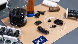 NUS researchers create new metallic material for flexible soft robots  NUSInnovation [upl. by Sarina]