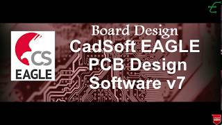 Board Design using CadSoft Eagle 760 PCB Designing Tool [upl. by Aenea]