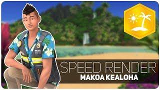 The Sims 4 Speed Render  Makoa Kealoha [upl. by Luapnoj]