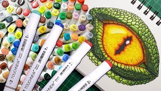 TOUCHNEW marker review cheap Copic marker alternative [upl. by Aytak885]