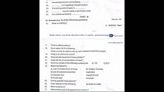 8th Science 2nd Mid Term Test 2022 Original Question Paper Tirupattur District English Medium [upl. by Assennev184]