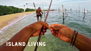 Sri Lanka  Surfing Stilt fishing Jungle Safari Ella Rock hike 9 Arch bridge  Travel Vlog [upl. by Elsbeth774]