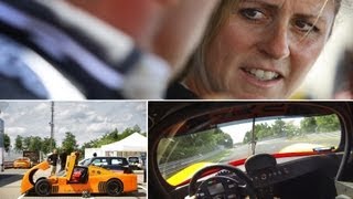 Larea GT1 S9 Evo Nurburgring Battle  Sabine Schmitz Vs Ron Simons [upl. by Eidnarb951]