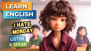 I Hate Mondays  Improve Your English  English Listening Skills  Speaking Skills [upl. by Boffa]