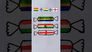 Indian flag on chocolate independence day short trending artworks india drawing [upl. by Diane]