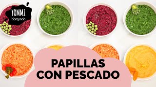 Papillas con PESCADO para bebés de 10 meses [upl. by Peih]