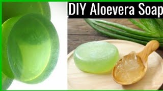 Homemade Aloevera soapSkin Whitening And Glowing Soap [upl. by Phiona]