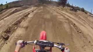 FAST CRF70 PIT BIKE TRACK GOPRO HD [upl. by Talanian]