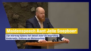 Aant Jelle Soepboer spreekt deels in het Fries tijdens het debat over de begroting OCW  160124 [upl. by Enttirb]