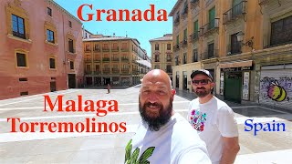 Καλοκαίρι στη Μάλαγα Ισπανία  Malaga Spain 4 Granada Torremolinos [upl. by Harlin]