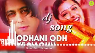 OdhniOdhKeNachu Love Romantic DJ mix song Tere Naam  Salman Khan Bhoomika Chawla [upl. by Hornstein]