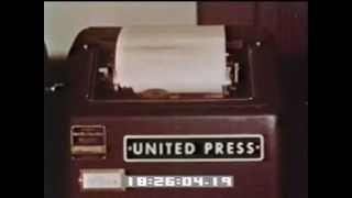 Teletype Machines  clip 18485 [upl. by Anelrihs]