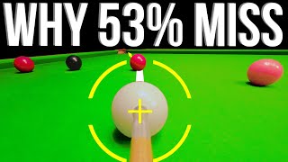 Snooker Aiming Secrets Revealed How To Stop Missing [upl. by Enomes363]