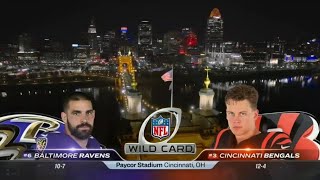 NFL on NBC IntroTheme 2023 AFC Wild Card  Ravens vs Bengals [upl. by Rudy662]