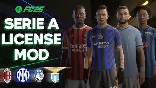 Serie A Licensed Clubs Mod For FC 25 Milan Inter Atalanta Lazio TU2 Free [upl. by Ayek332]