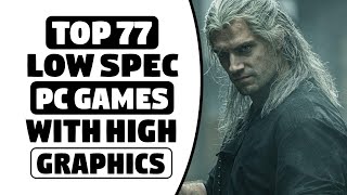 Top 77 Low Spec Pc Games  64MB  128MB  256MB  512MB VRam  2GB  4GB Ram  High Graphics [upl. by Ahsait]